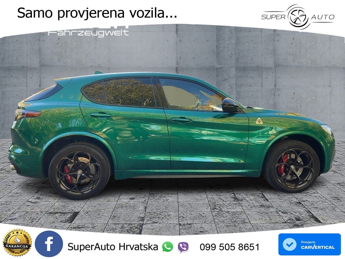 Alfa Romeo Stelvio Quadrifoglio 2.9 V6 Bi-Turbo (520 KS) Q4 Automatic LED+GR SJED+ACC