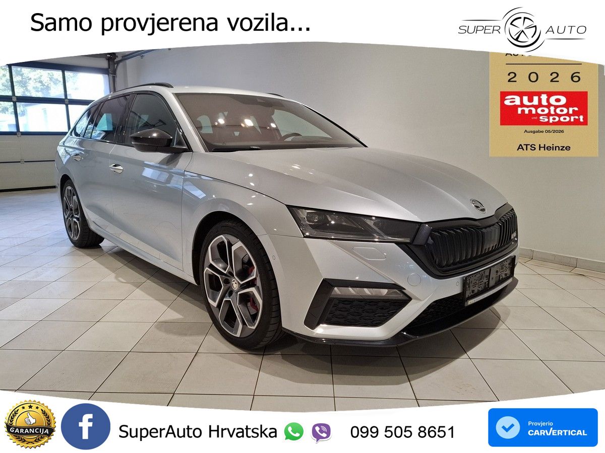 Škoda Octavia Combi RS 2.0 TSI (245 KS) DSG LED+GR SJED+ACC