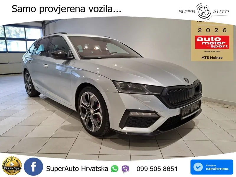 Škoda Octavia Combi RS 2.0 TSI (245 KS) DSG LED+GR SJED+ACC