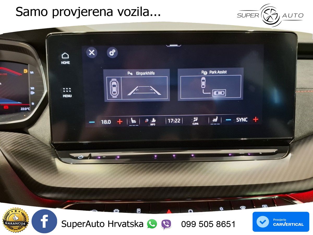 Škoda Octavia Combi RS 2.0 TSI (245 KS) DSG LED+GR SJED+ACC