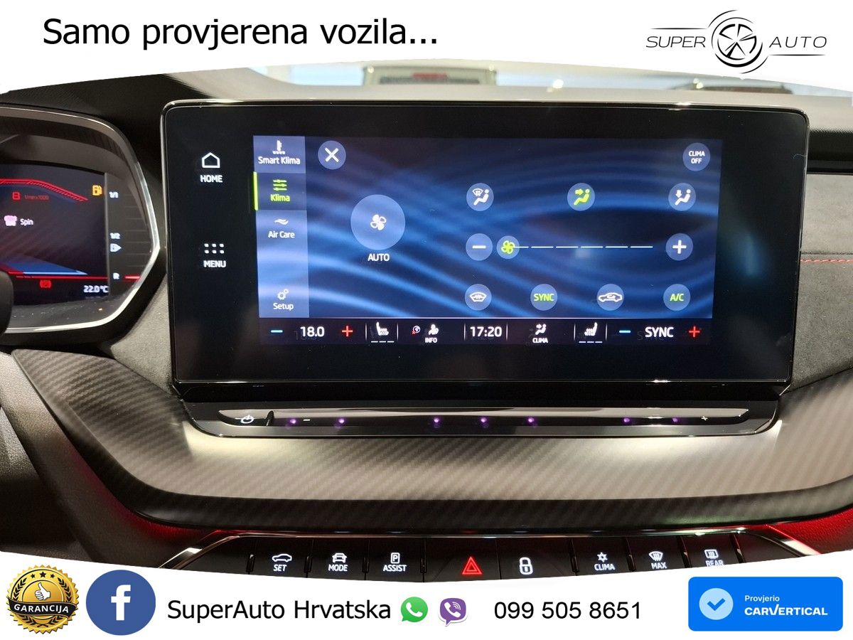Škoda Octavia Combi RS 2.0 TSI (245 KS) DSG LED+GR SJED+ACC