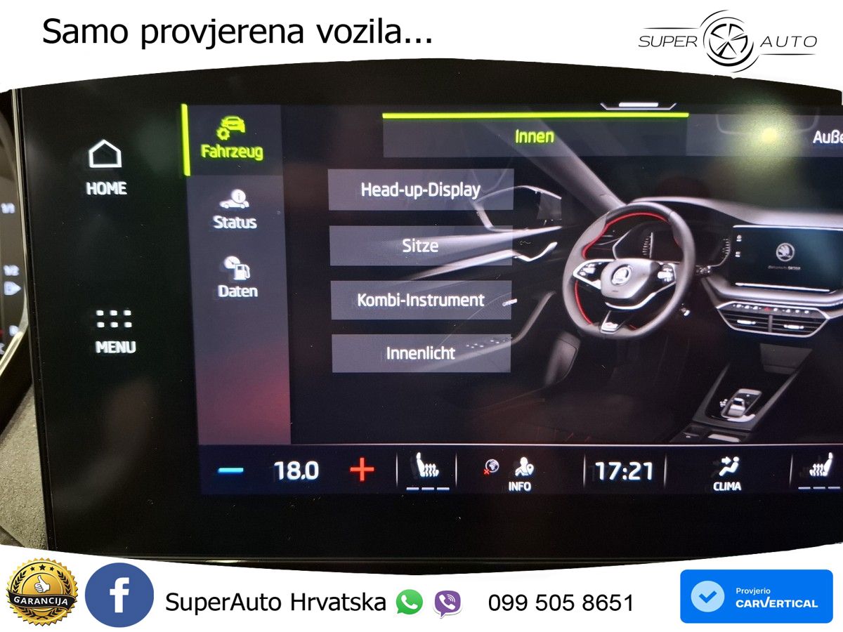 Škoda Octavia Combi RS 2.0 TSI (245 KS) DSG LED+GR SJED+ACC