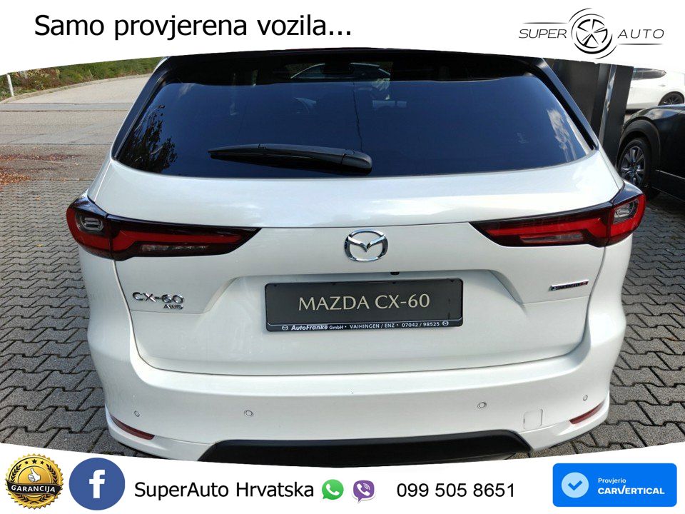 Mazda CX-60 3.3 e-Skyactiv D (254 KS) AWD Automatic MATRIX+GR SJED+KAM