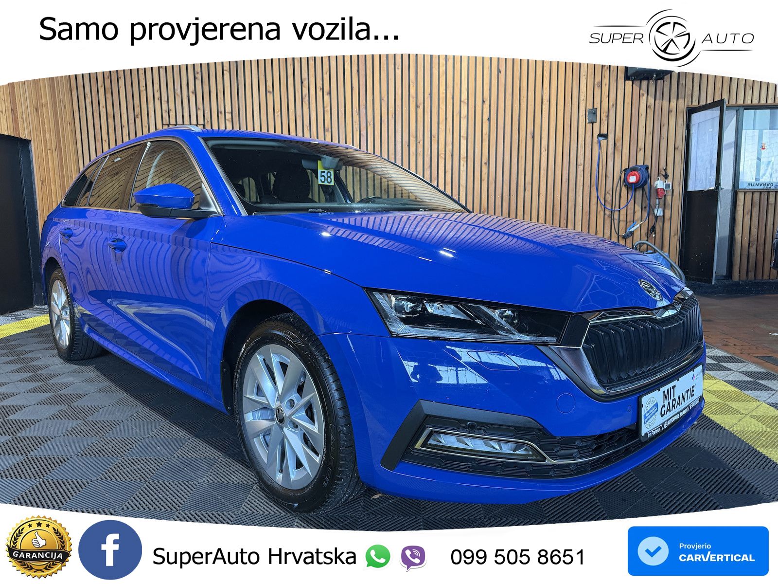 Škoda Octavia Combi 2.0 TDI (150 KS) DSG LED+GR SJED+ACC