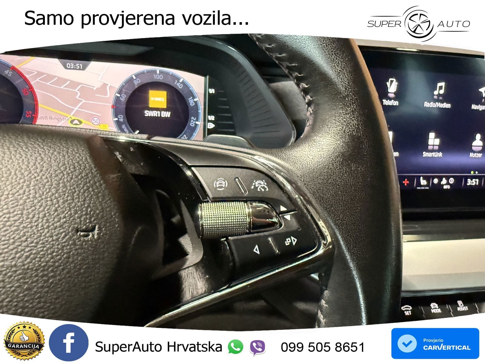 Škoda Octavia Combi 2.0 TDI (150 KS) DSG LED+GR SJED+ACC