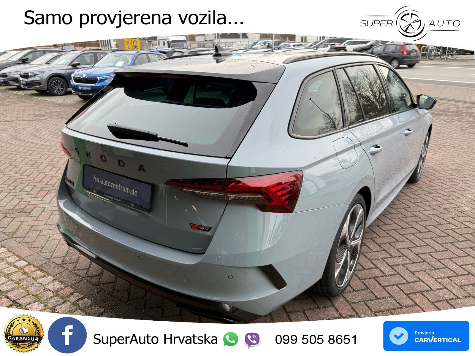 Škoda Octavia Combi RS 2.0 TSI (265 KS) DSG MATRIX+GR SJED+KAM