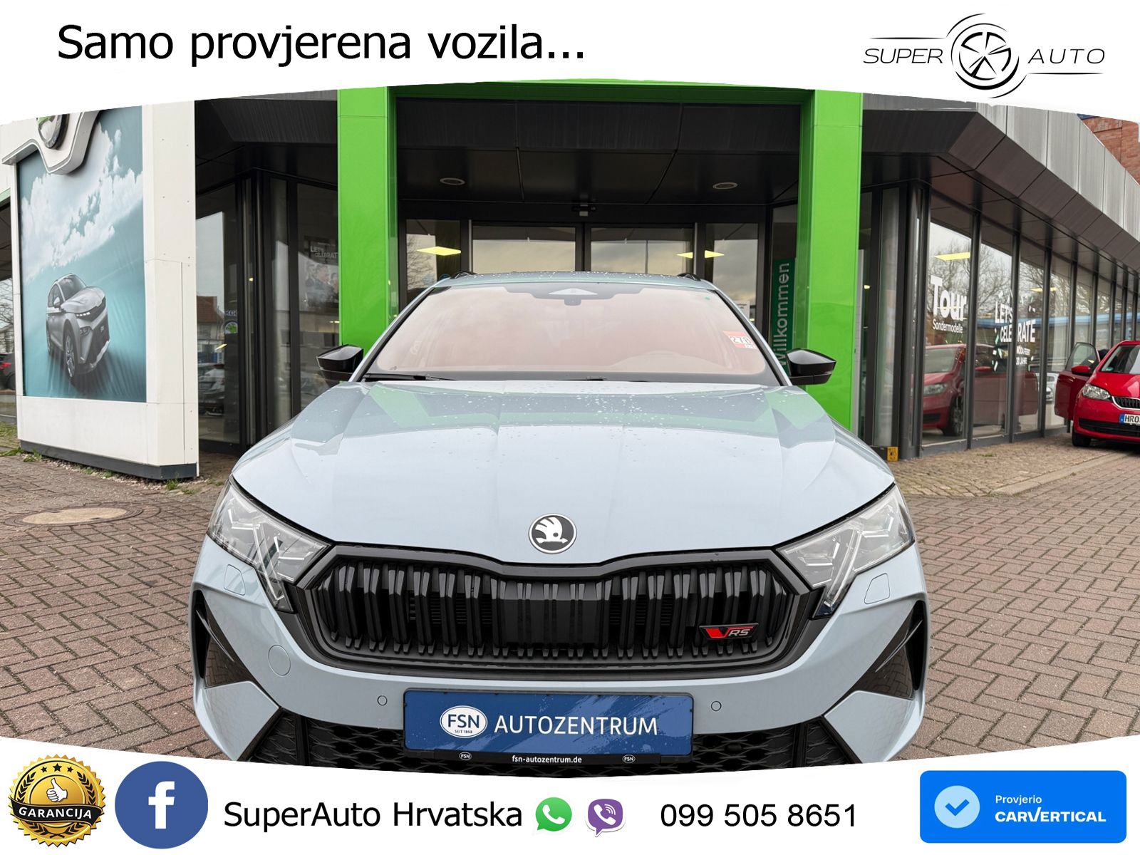 Škoda Octavia Combi RS 2.0 TSI (265 KS) DSG MATRIX+GR SJED+KAM