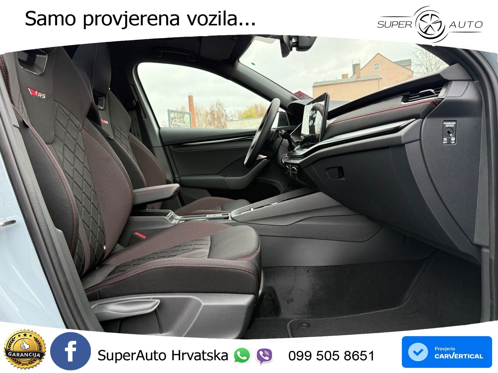 Škoda Octavia Combi RS 2.0 TSI (265 KS) DSG MATRIX+GR SJED+KAM