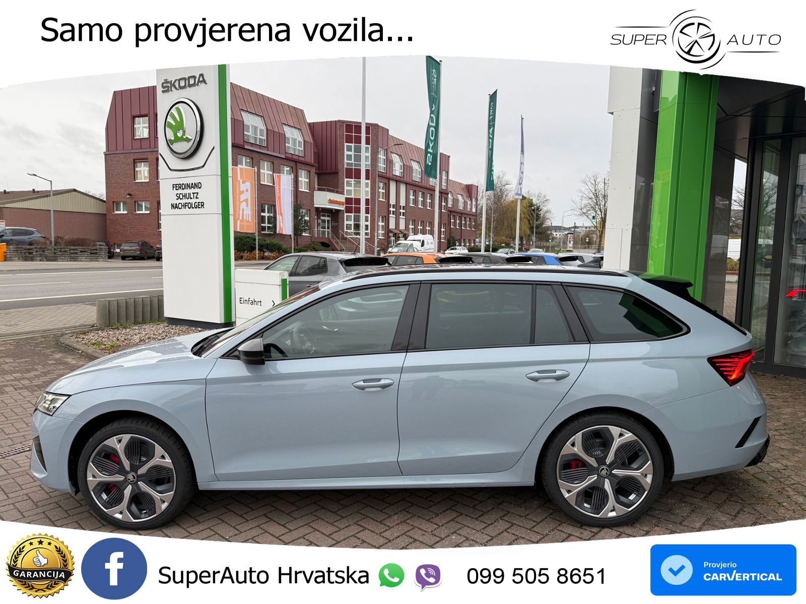 Škoda Octavia Combi RS 2.0 TSI (265 KS) DSG MATRIX+GR SJED+KAM