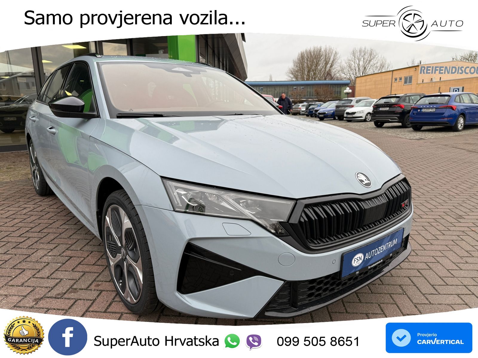 Škoda Octavia Combi RS 2.0 TSI (265 KS) DSG MATRIX+GR SJED+KAM