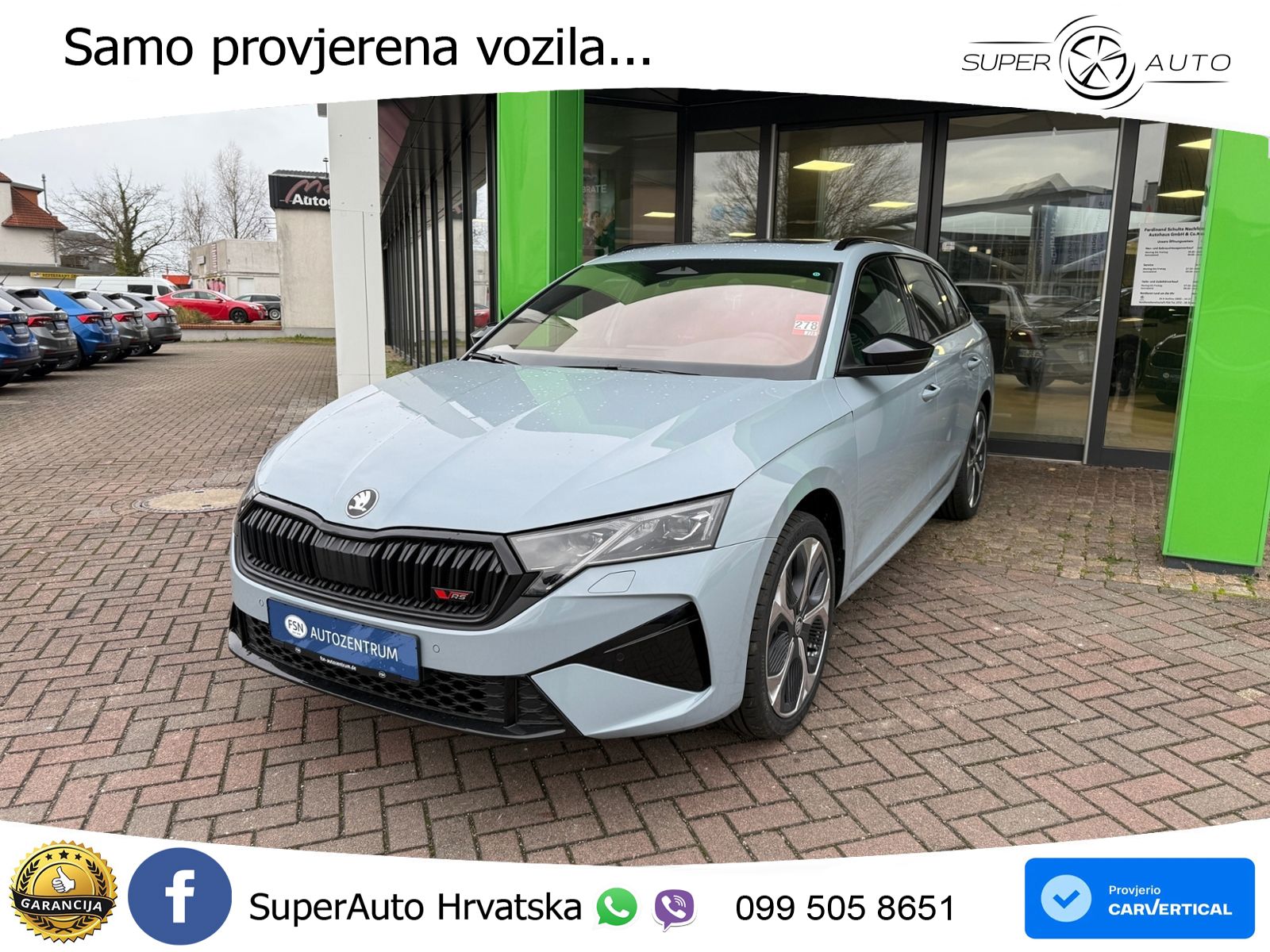 Škoda Octavia Combi RS 2.0 TSI (265 KS) DSG MATRIX+GR SJED+KAM