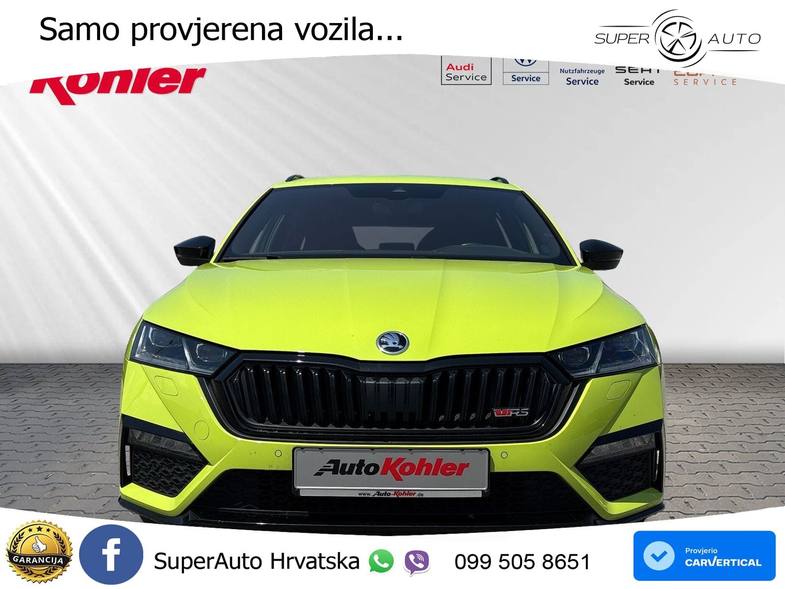 Škoda Octavia Combi RS 2.0 TDI (200 KS) DSG