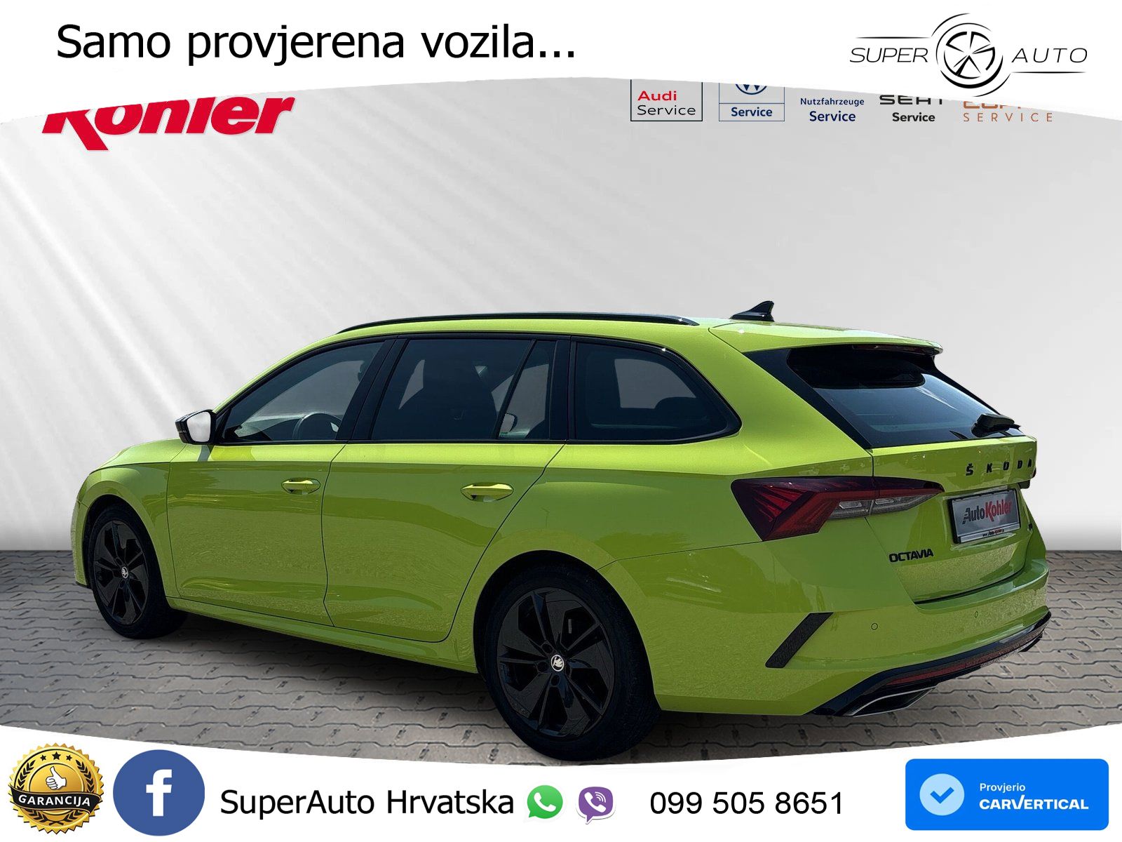 Škoda Octavia Combi RS 2.0 TDI (200 KS) DSG