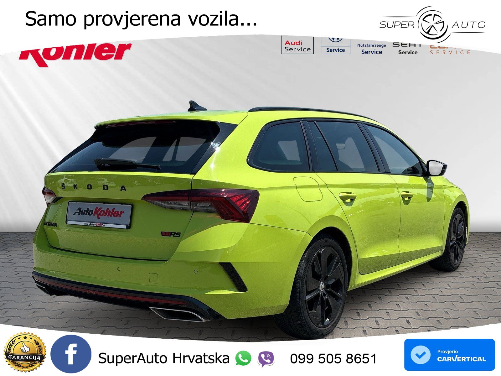 Škoda Octavia Combi RS 2.0 TDI (200 KS) DSG