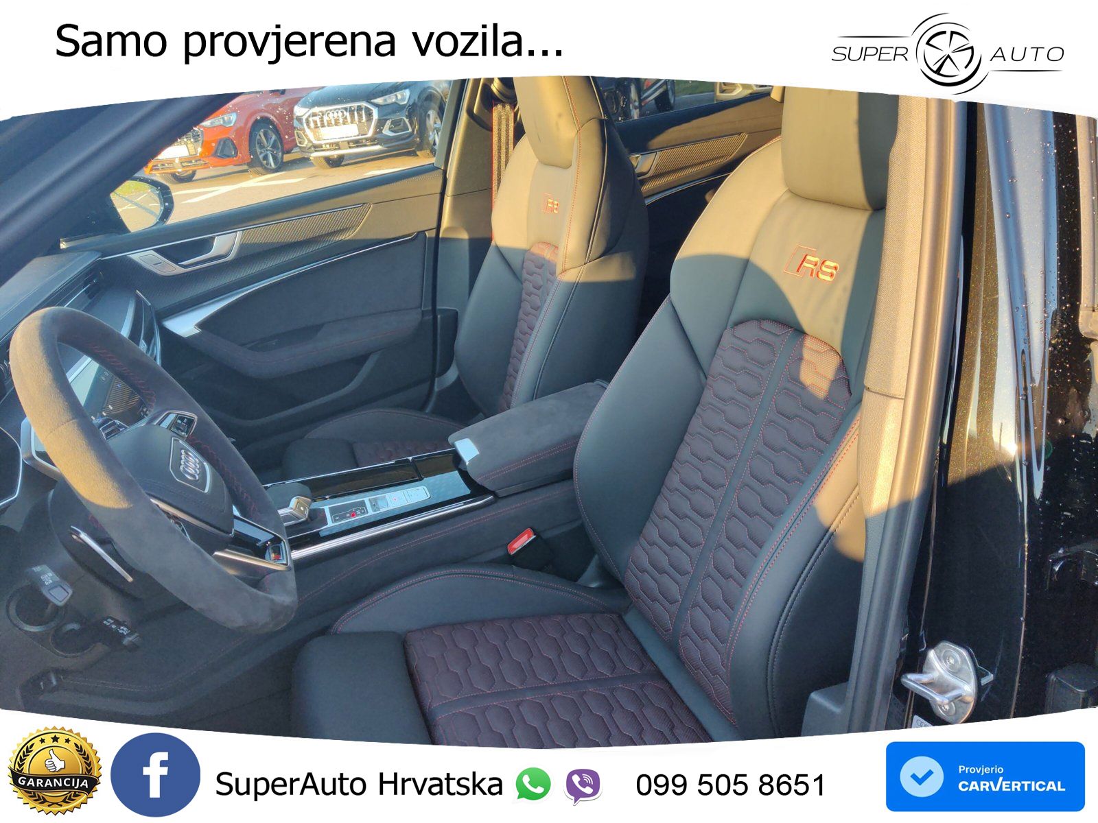 Audi RS6 Avant 4.0 TFSI V8 performance (630 KS)  quattro tiptronic Kuka LED+GR SJED+ACC