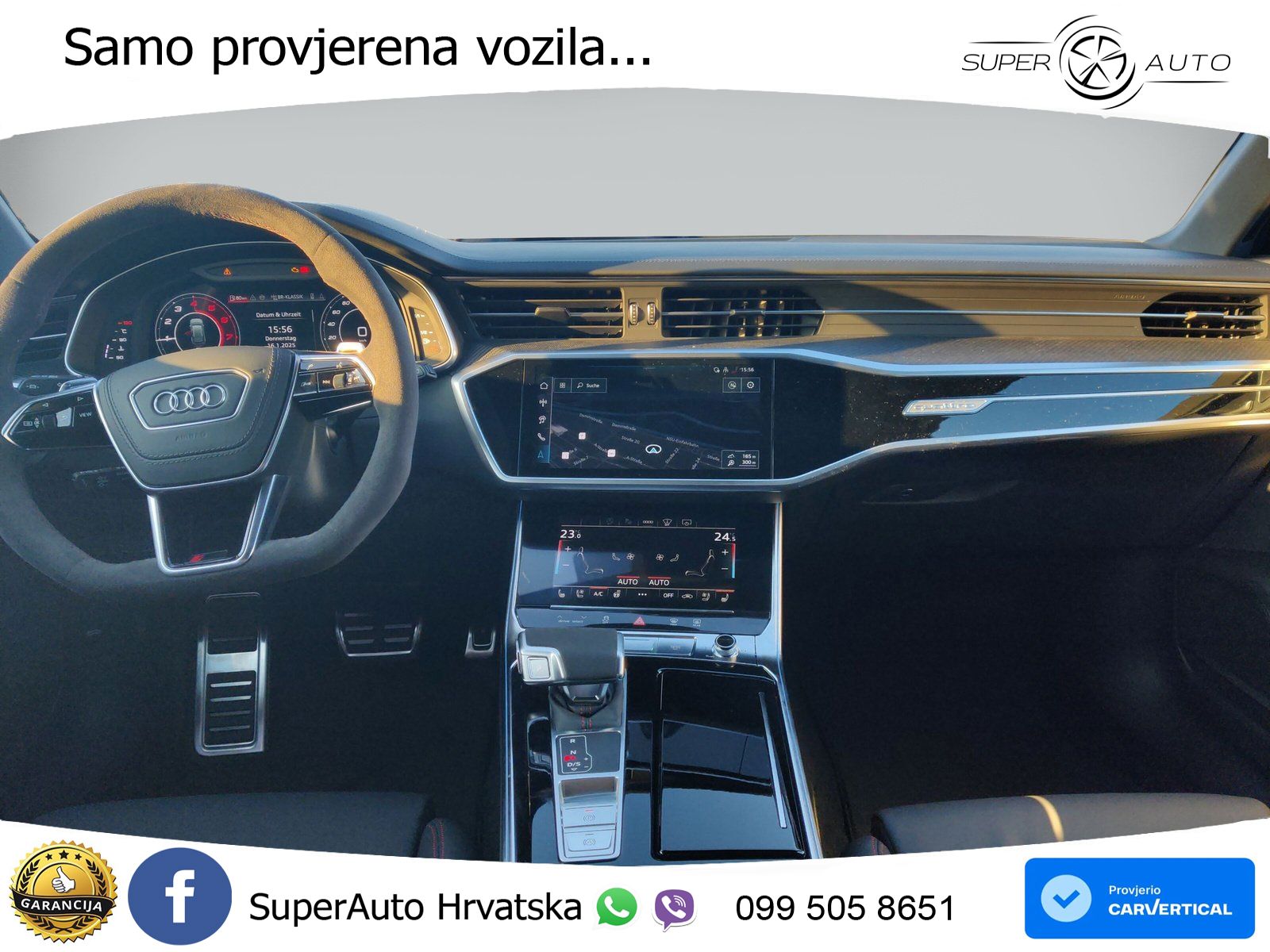 Audi RS6 Avant 4.0 TFSI V8 performance (630 KS)  quattro tiptronic Kuka LED+GR SJED+ACC