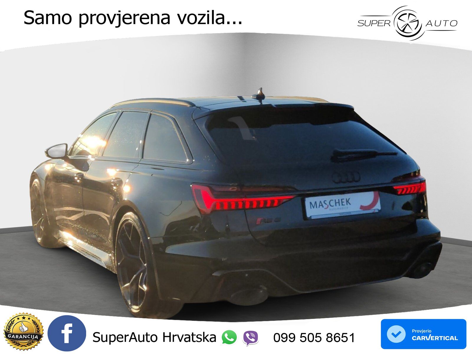 Audi RS6 Avant 4.0 TFSI V8 performance (630 KS)  quattro tiptronic Kuka LED+GR SJED+ACC