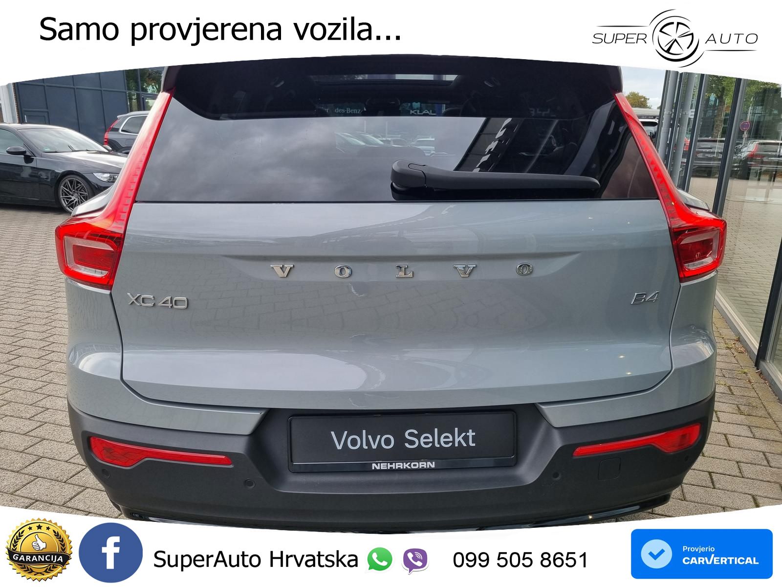 Volvo XC40 2.0 B4 AWD 197 KS Automatic ACC+GR SJED+360+PANO