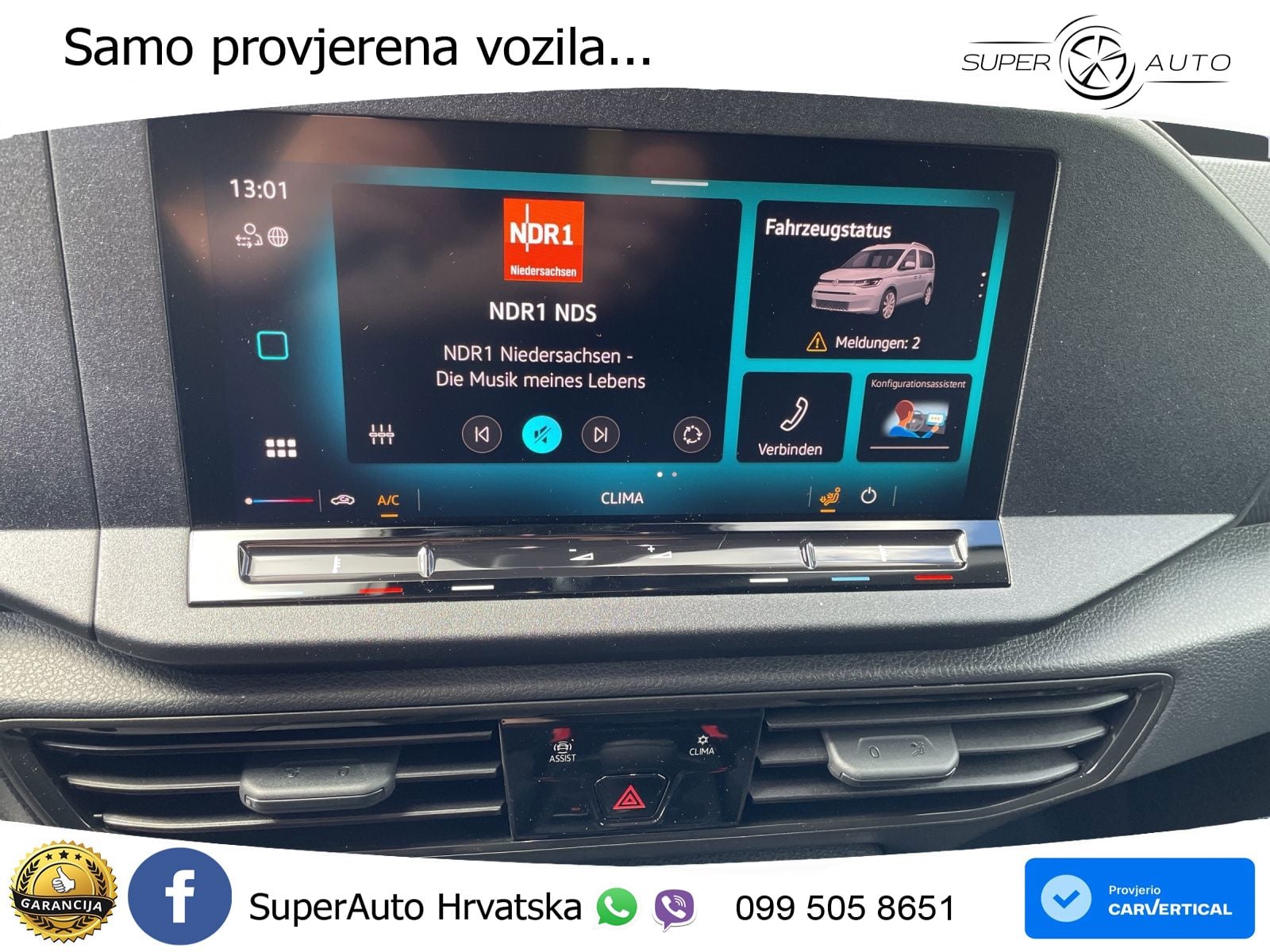 Volkswagen Caddy Maxi Cargo 2.0 TDI Kasten lang  AHK PDC Te 102 KS