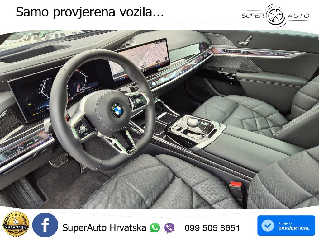 BMW 740d (299 KS) xDrive Steptronic M Sport ZRAČNI+ACC+GR SJED+KAM+PANO