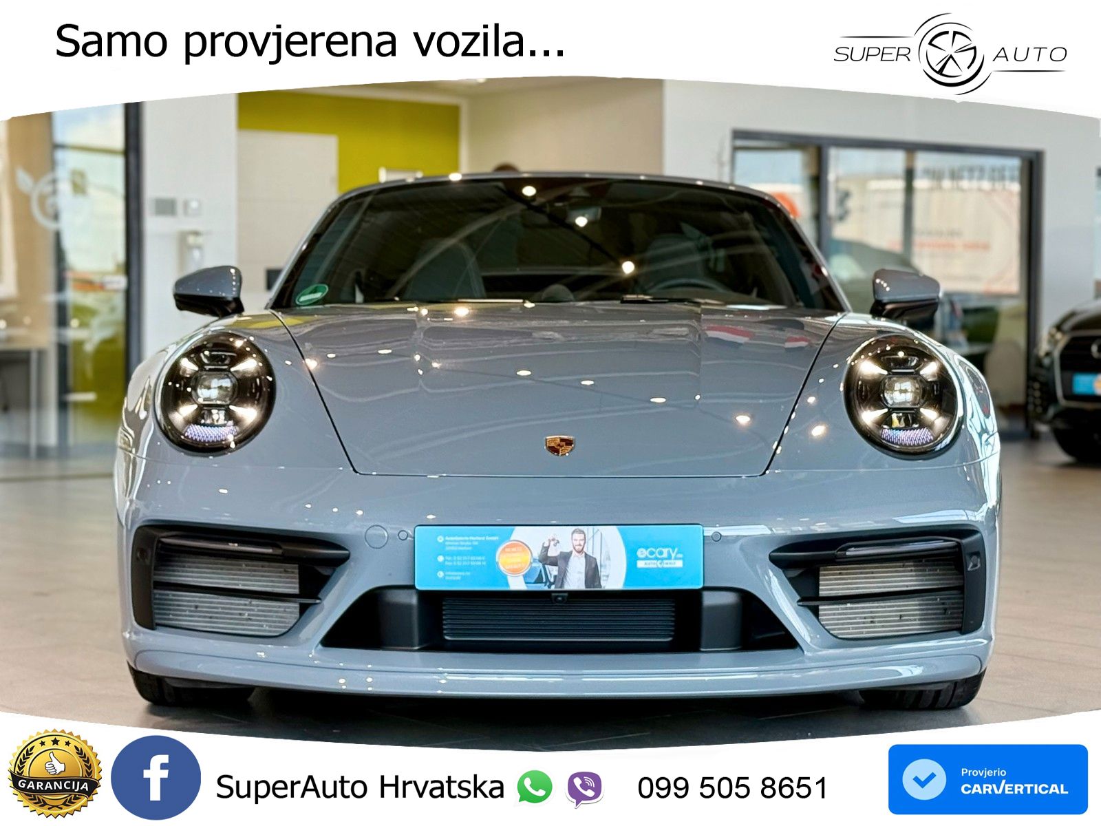 Porsche 911 Targa 4S 3.0 (450 KS) PDK ZRAČNI+ACC+GR SJED+KAM