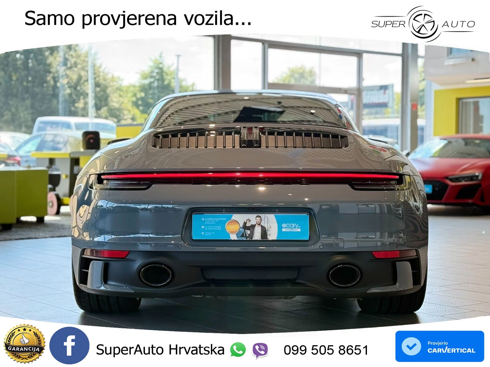 Porsche 911 Targa 4S 3.0 (450 KS) PDK ZRAČNI+ACC+GR SJED+KAM