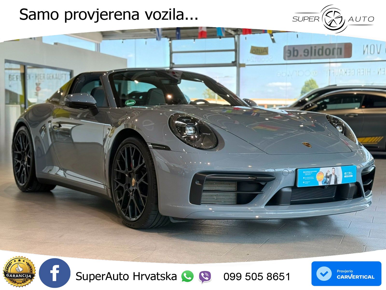 Porsche 911 Targa 4S 3.0 (450 KS) PDK ZRAČNI+ACC+GR SJED+KAM