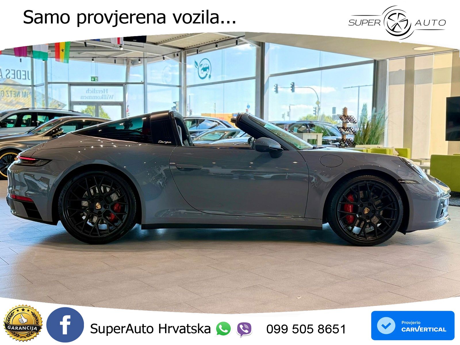 Porsche 911 Targa 4S 3.0 (450 KS) PDK ZRAČNI+ACC+GR SJED+KAM