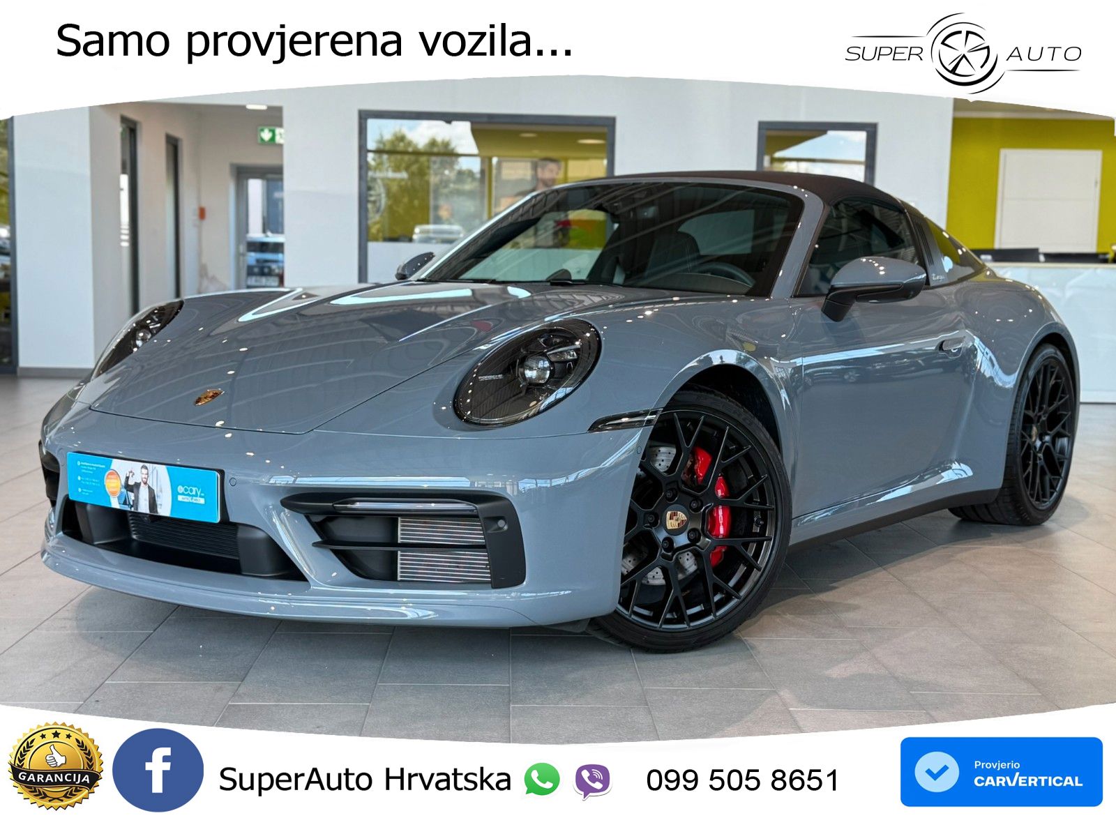 Porsche 911 Targa 4S 3.0 (450 KS) PDK ZRAČNI+ACC+GR SJED+KAM