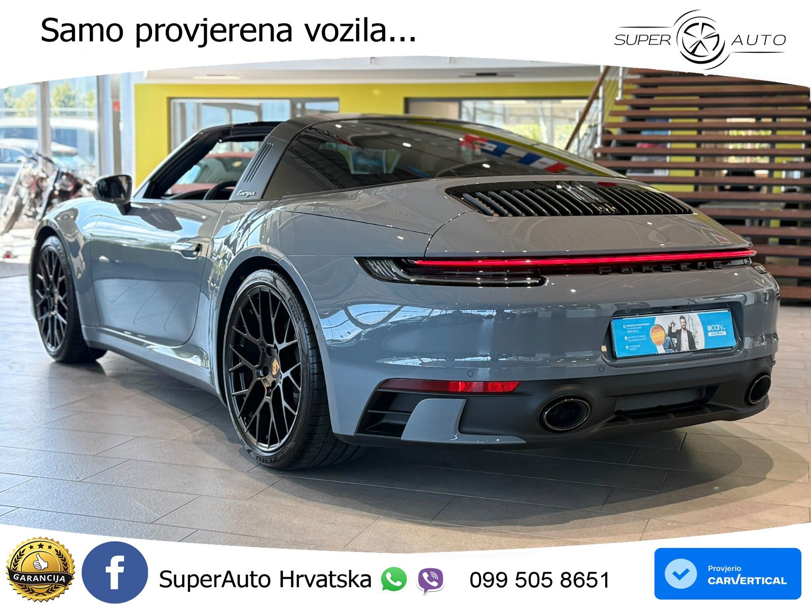 Porsche 911 Targa 4S 3.0 (450 KS) PDK ZRAČNI+ACC+GR SJED+KAM