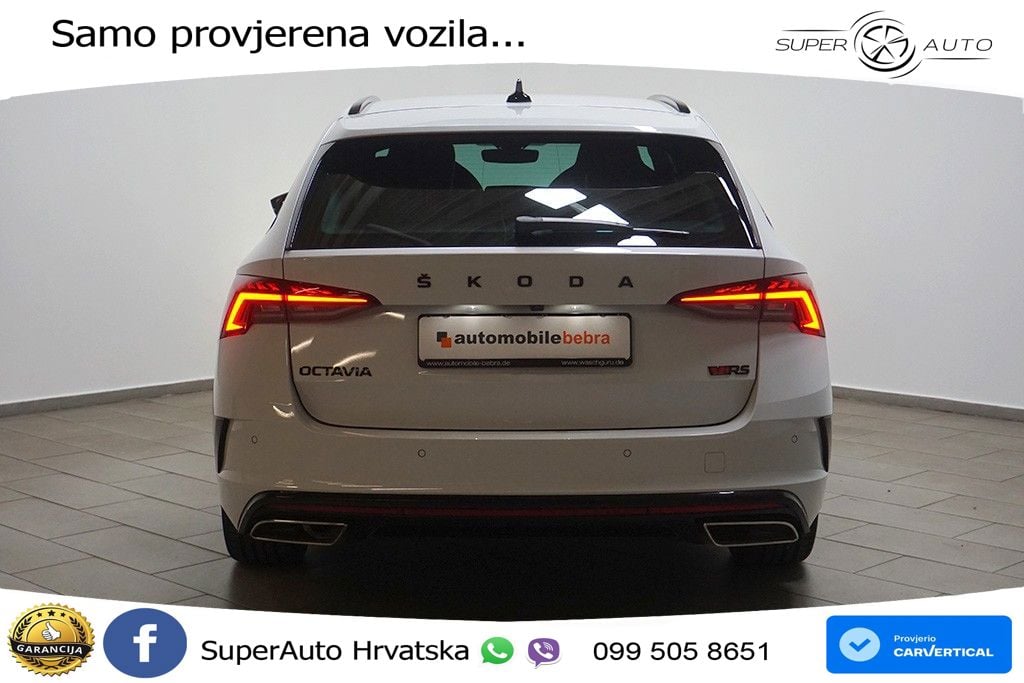 Škoda Octavia Combi RS 2.0 TDI (200 KS) 4x4 DSG LED+GR SJED+ACC