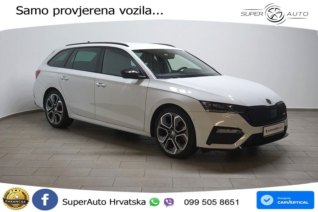 Škoda Octavia Combi RS 2.0 TDI (200 KS) 4x4 DSG LED+GR SJED+ACC