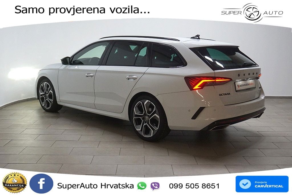 Škoda Octavia Combi RS 2.0 TDI (200 KS) 4x4 DSG LED+GR SJED+ACC