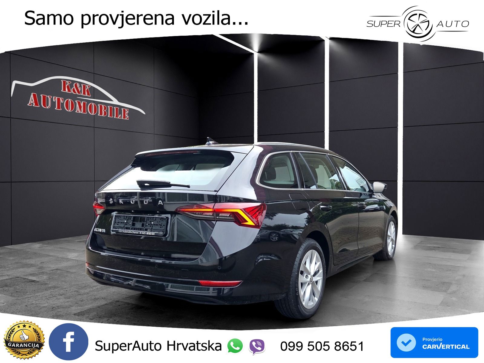 Škoda Octavia Combi 2.0 TDI (150 KS) DSG LED+GR SJED+ACC