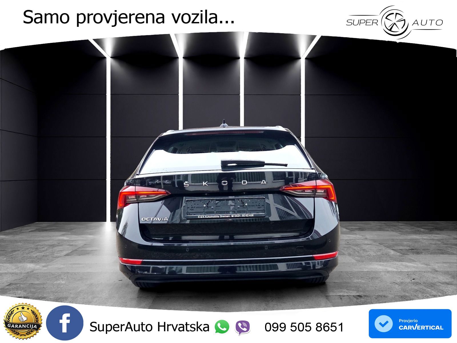 Škoda Octavia Combi 2.0 TDI (150 KS) DSG LED+GR SJED+ACC