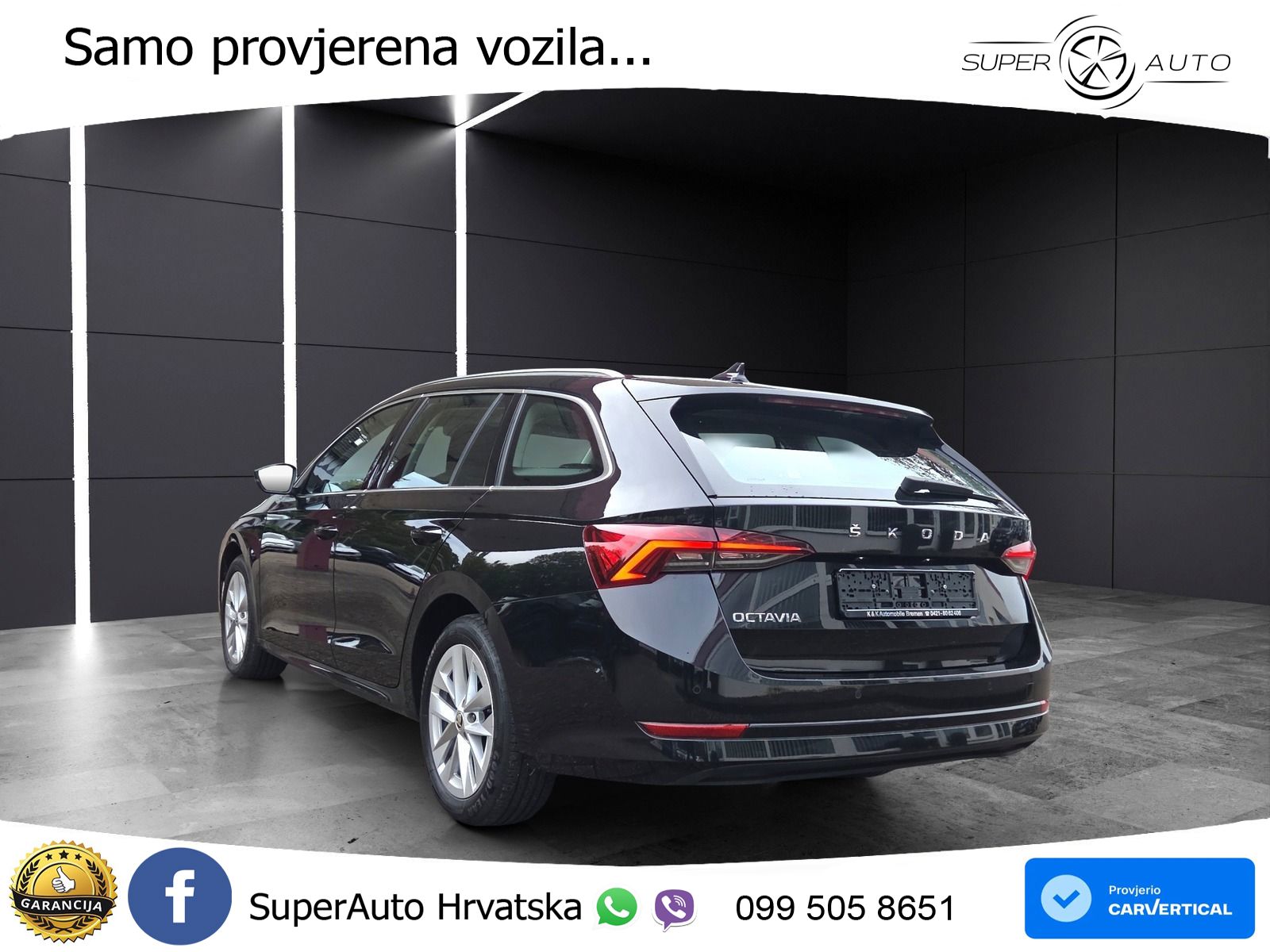 Škoda Octavia Combi 2.0 TDI (150 KS) DSG LED+GR SJED+ACC
