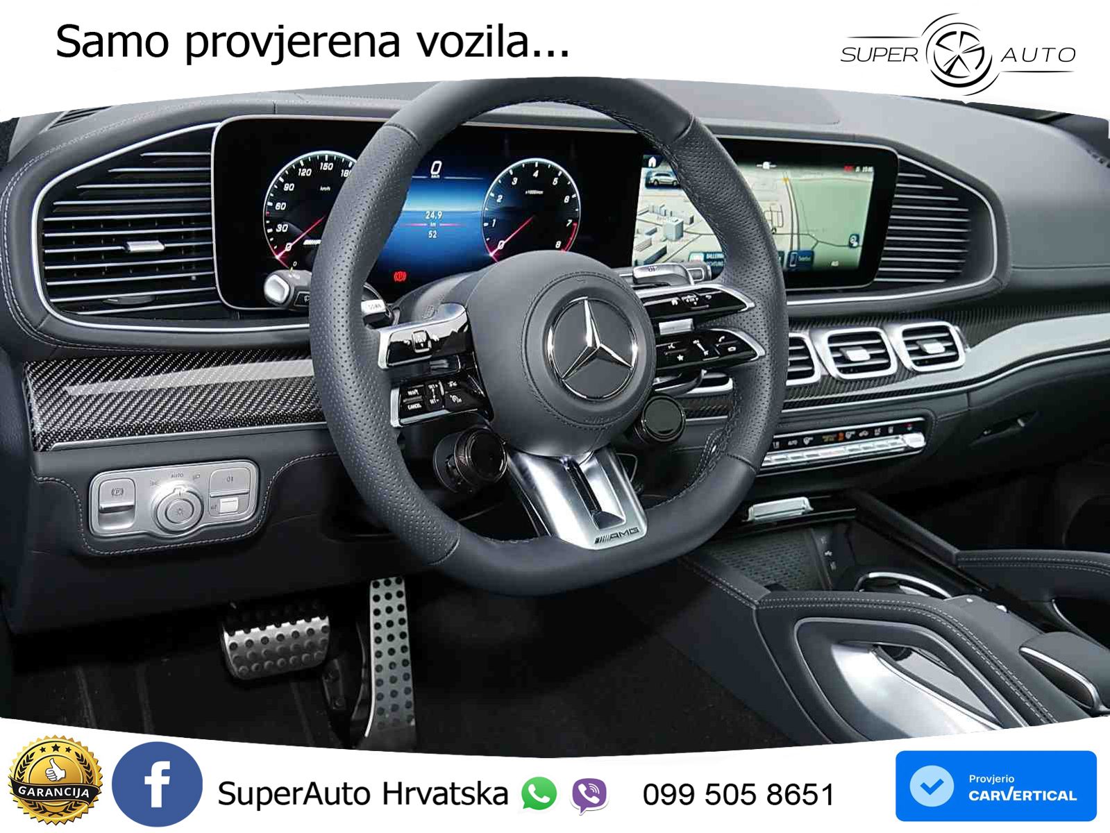 Mercedes-Benz GLS AMG GLS 63 V8 EQ Boost 4MATIC+ AMG SPEEDSHIFT TCT 9G ACC+HEAD+4xGR SJED+360+PANO