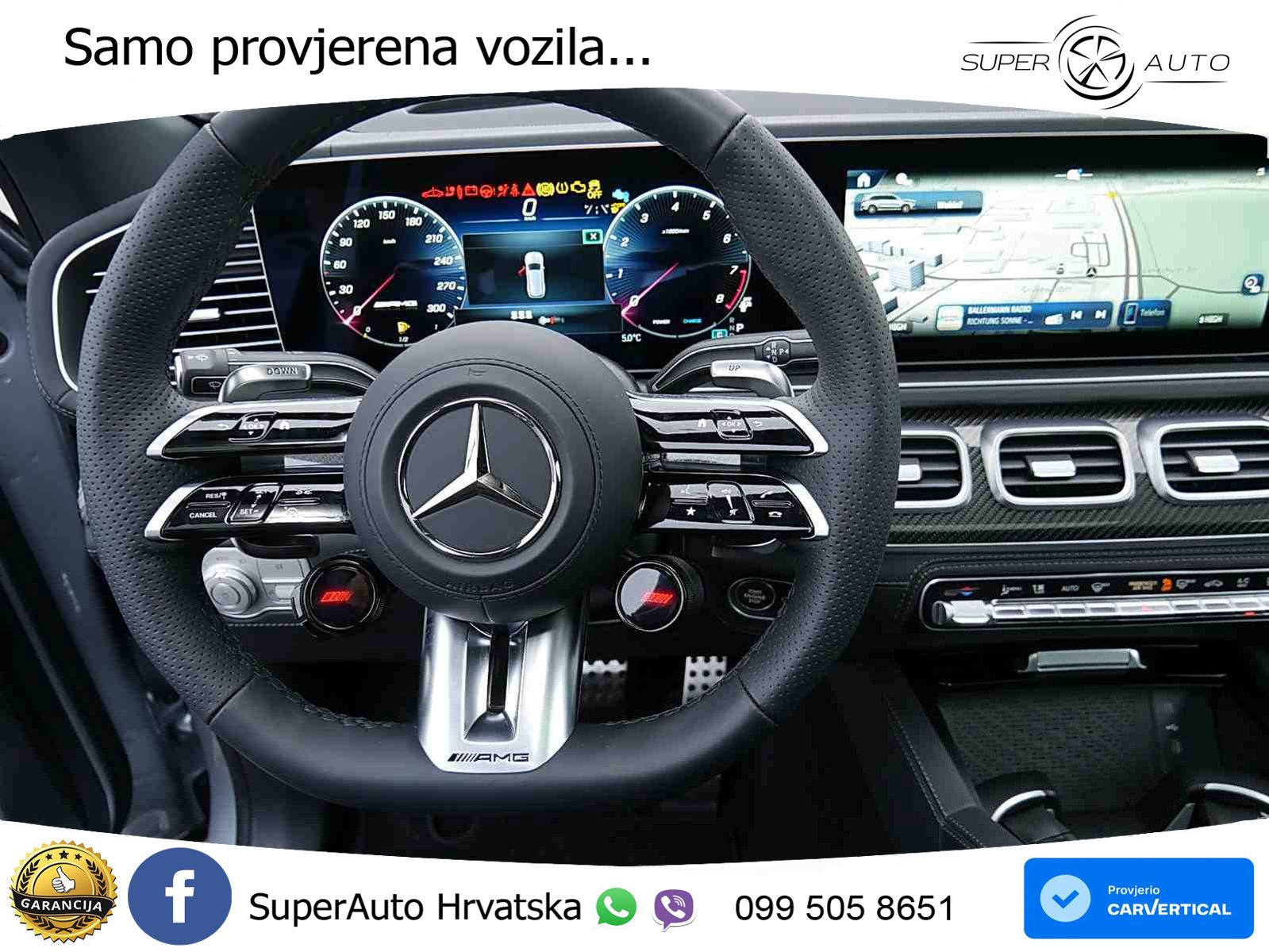 Mercedes-Benz GLS AMG GLS 63 V8 EQ Boost 4MATIC+ AMG SPEEDSHIFT TCT 9G ACC+HEAD+4xGR SJED+360+PANO