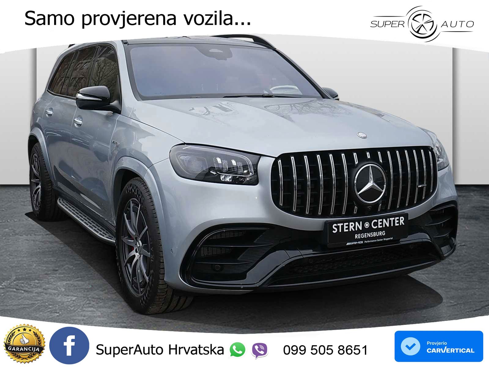 Mercedes-Benz GLS AMG GLS 63 V8 EQ Boost 4MATIC+ AMG SPEEDSHIFT TCT 9G ACC+HEAD+4xGR SJED+360+PANO