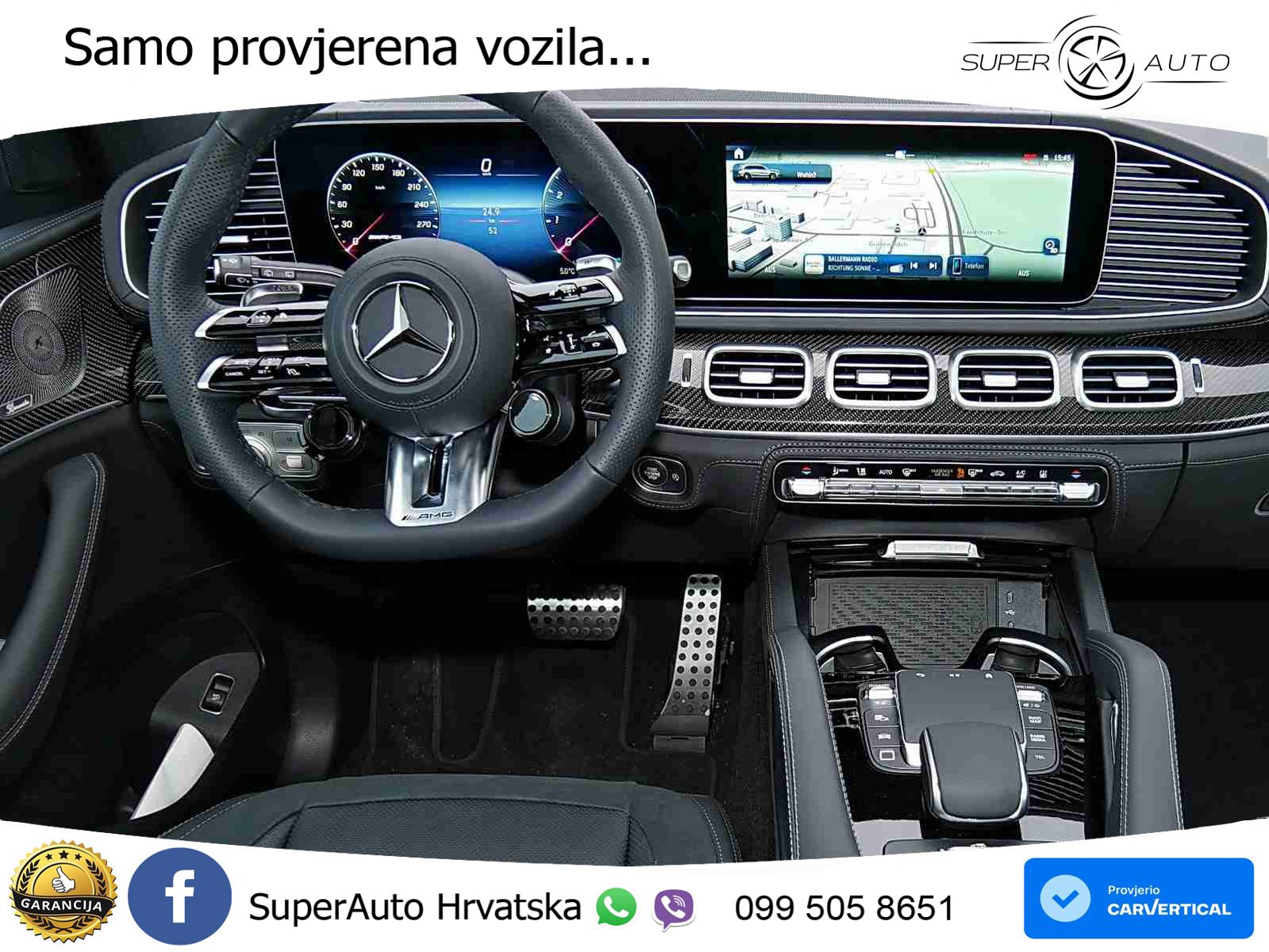 Mercedes-Benz GLS AMG GLS 63 V8 EQ Boost 4MATIC+ AMG SPEEDSHIFT TCT 9G ACC+HEAD+4xGR SJED+360+PANO