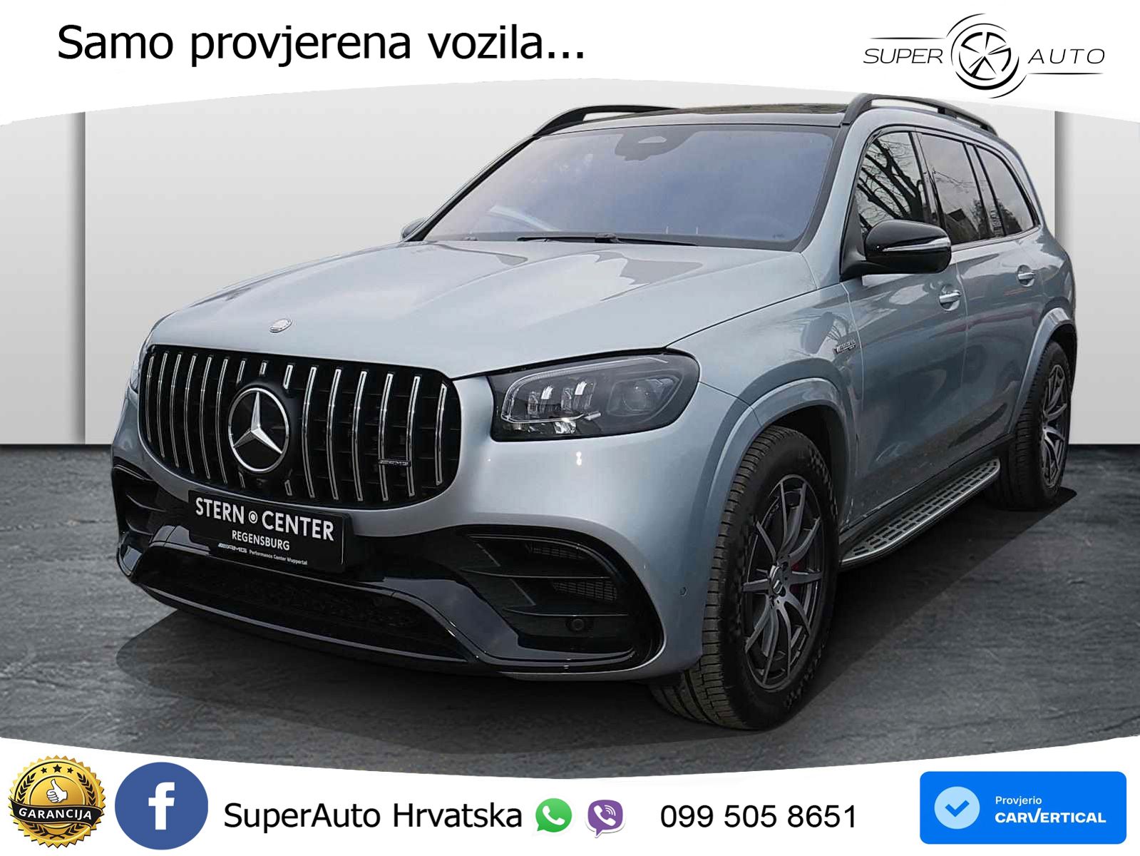 Mercedes-Benz GLS AMG GLS 63 V8 EQ Boost 4MATIC+ AMG SPEEDSHIFT TCT 9G ACC+HEAD+4xGR SJED+360+PANO