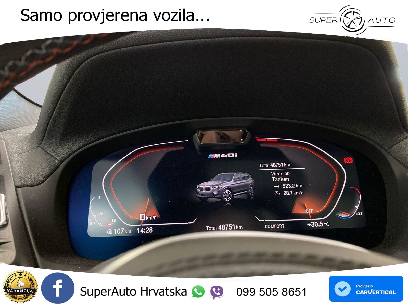 BMW X3 M40i xDrive Steptronic M Sport LED+GR SJED+ACC