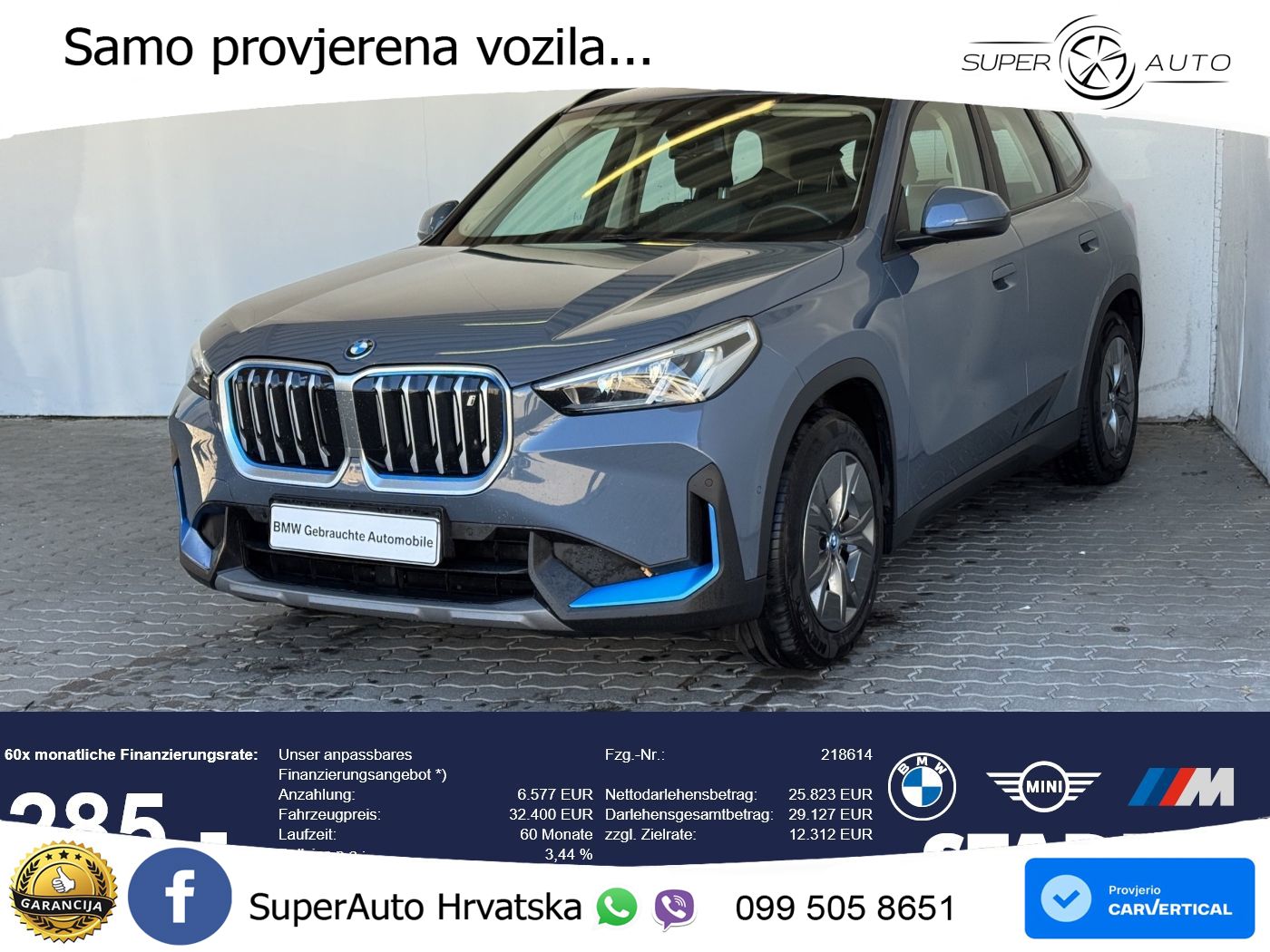 BMW iX1 68 kWh (313 KS) xDrive30