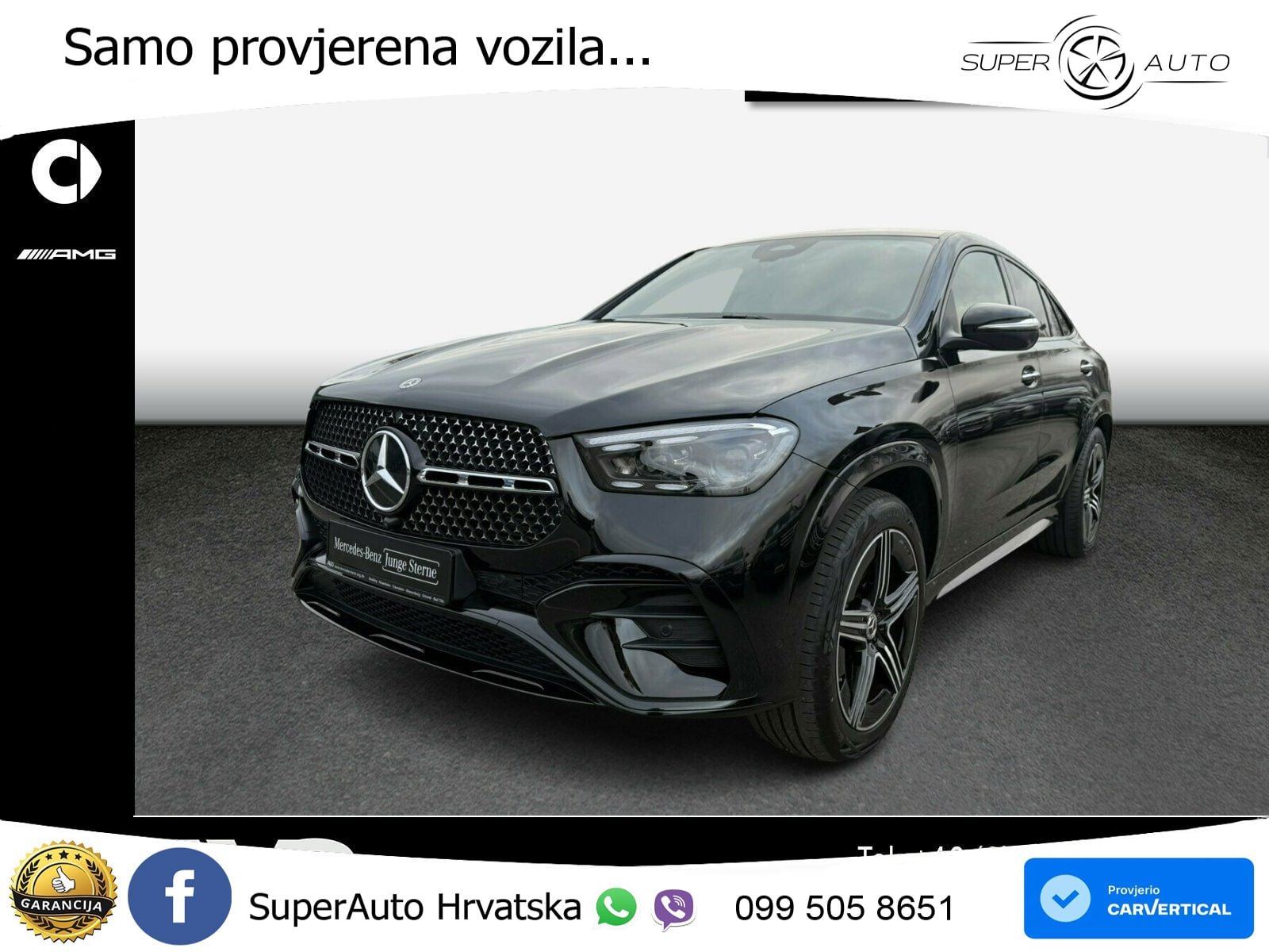 Mercedes GLE Coupe 450d (367 KS) EQ Boost 4MATIC 9G-TRONIC AMG ZRAČNI+ACC+GR SJED+KAM+PANO
