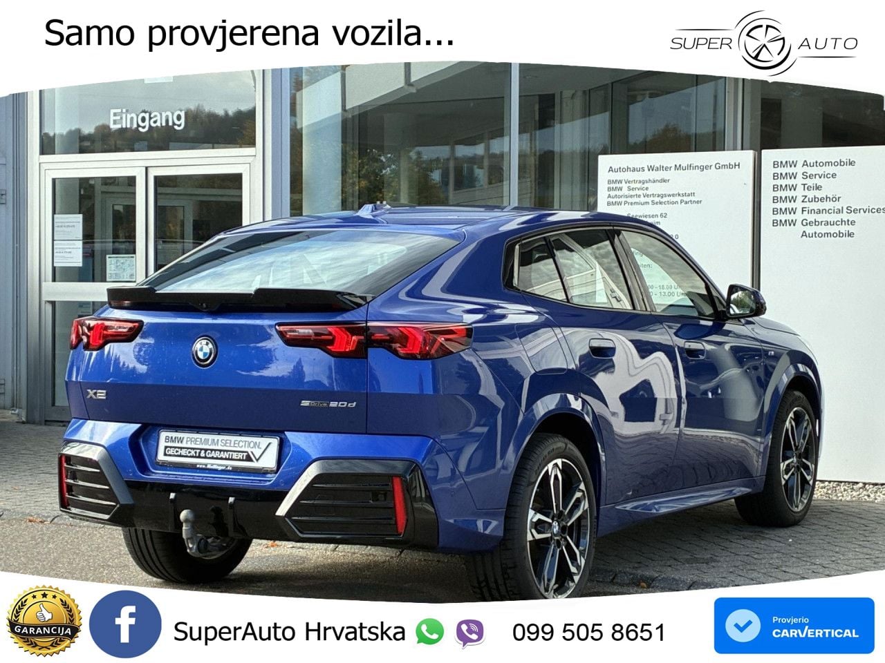 BMW X2 sDrive18d Steptronic M Sport LED+GR SJED+ACC