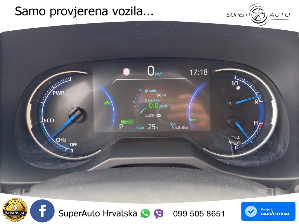 Toyota RAV4 2.5 (222 KS) Hybrid E-Four e-CVT LED+GR SJED+ACC