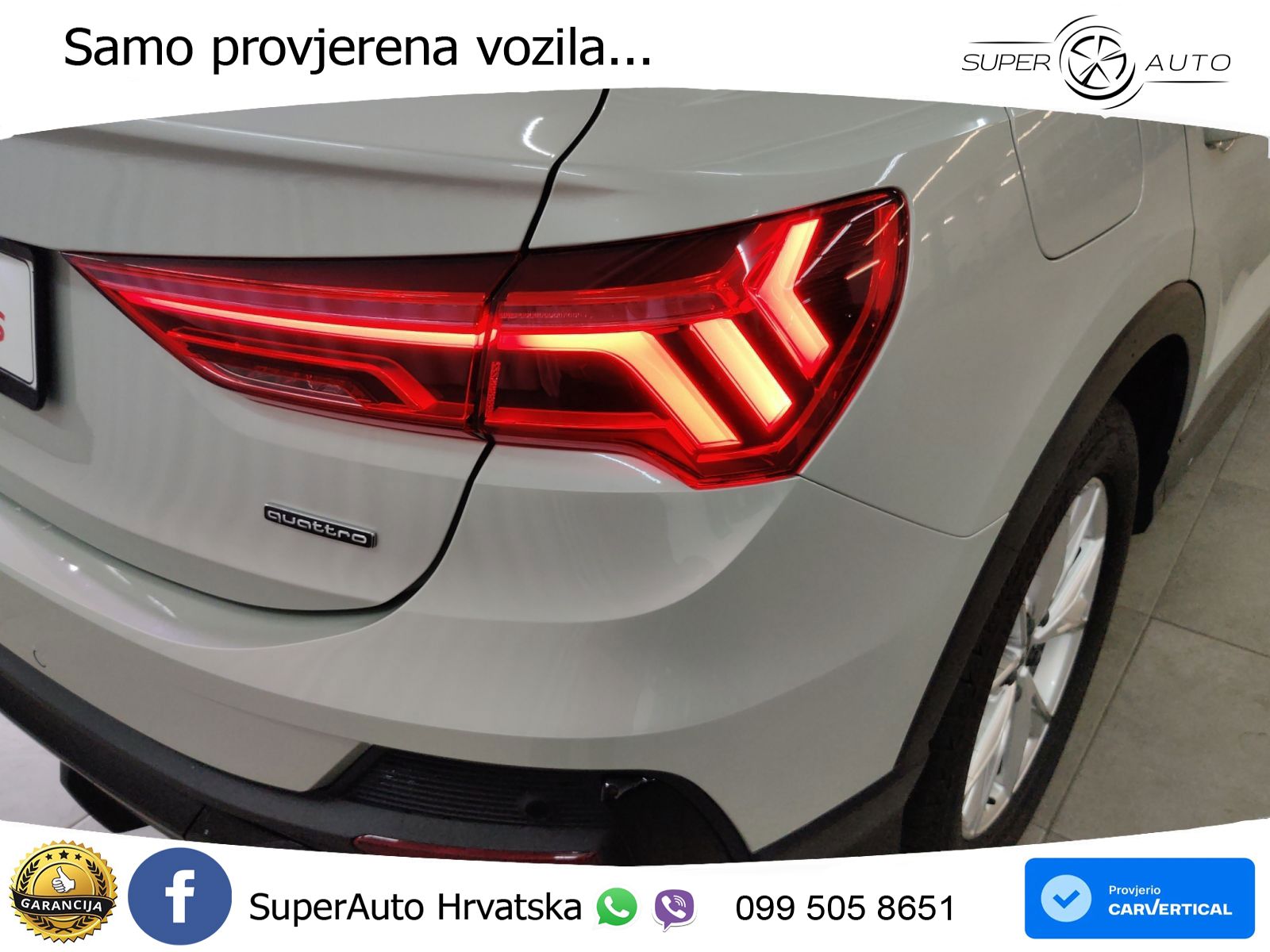 Audi Q3 II Sportback 40 TFSI (190 KS) quattro S tronic S line MATRIX+GR SJED+KAM