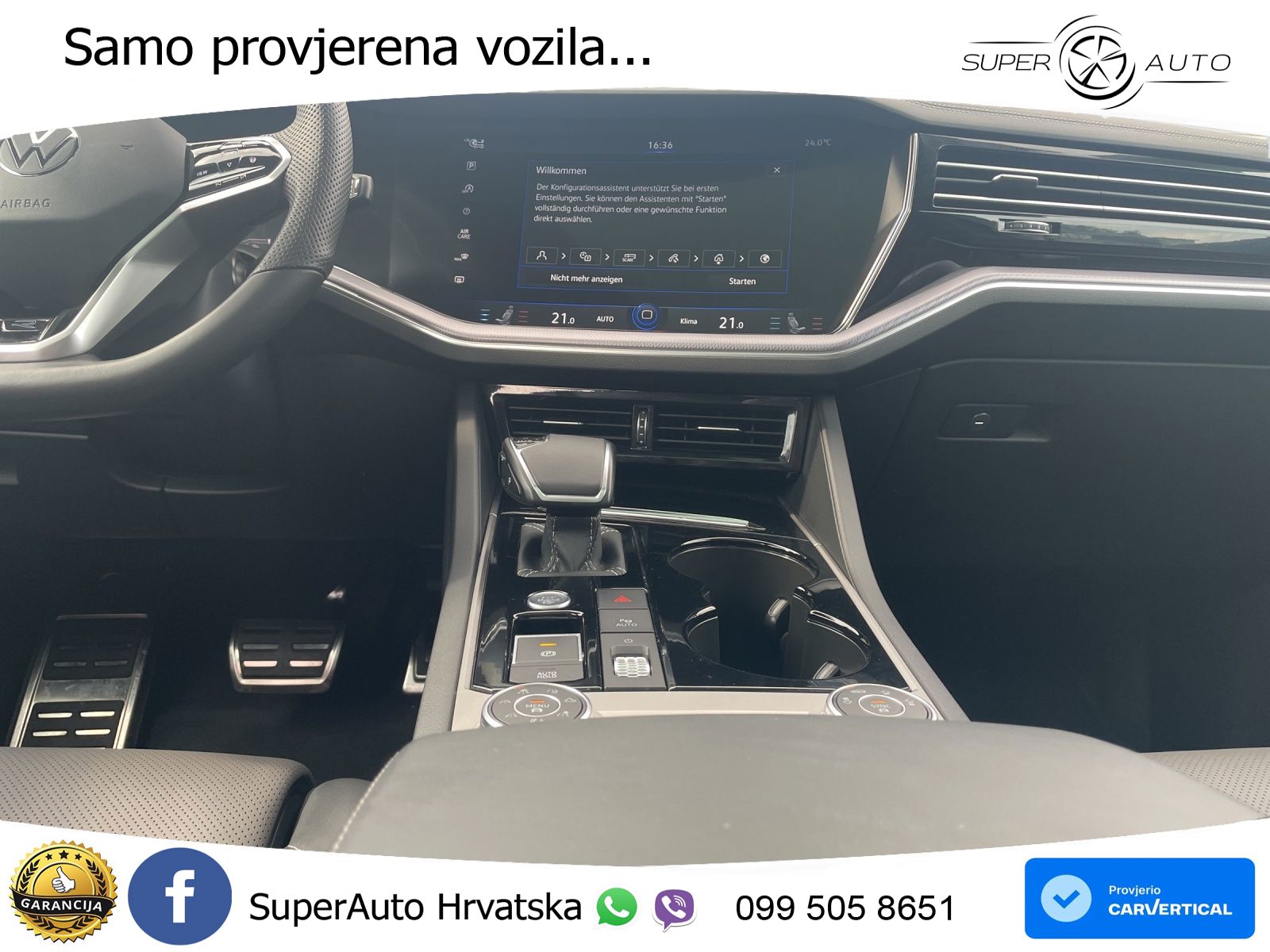 Volkswagen Touareg 3.0 V6 TDI (286 KS) 4MOTION Tiptronic R-Line ZRAČNI+ACC+GR SJED+KAM+PANO