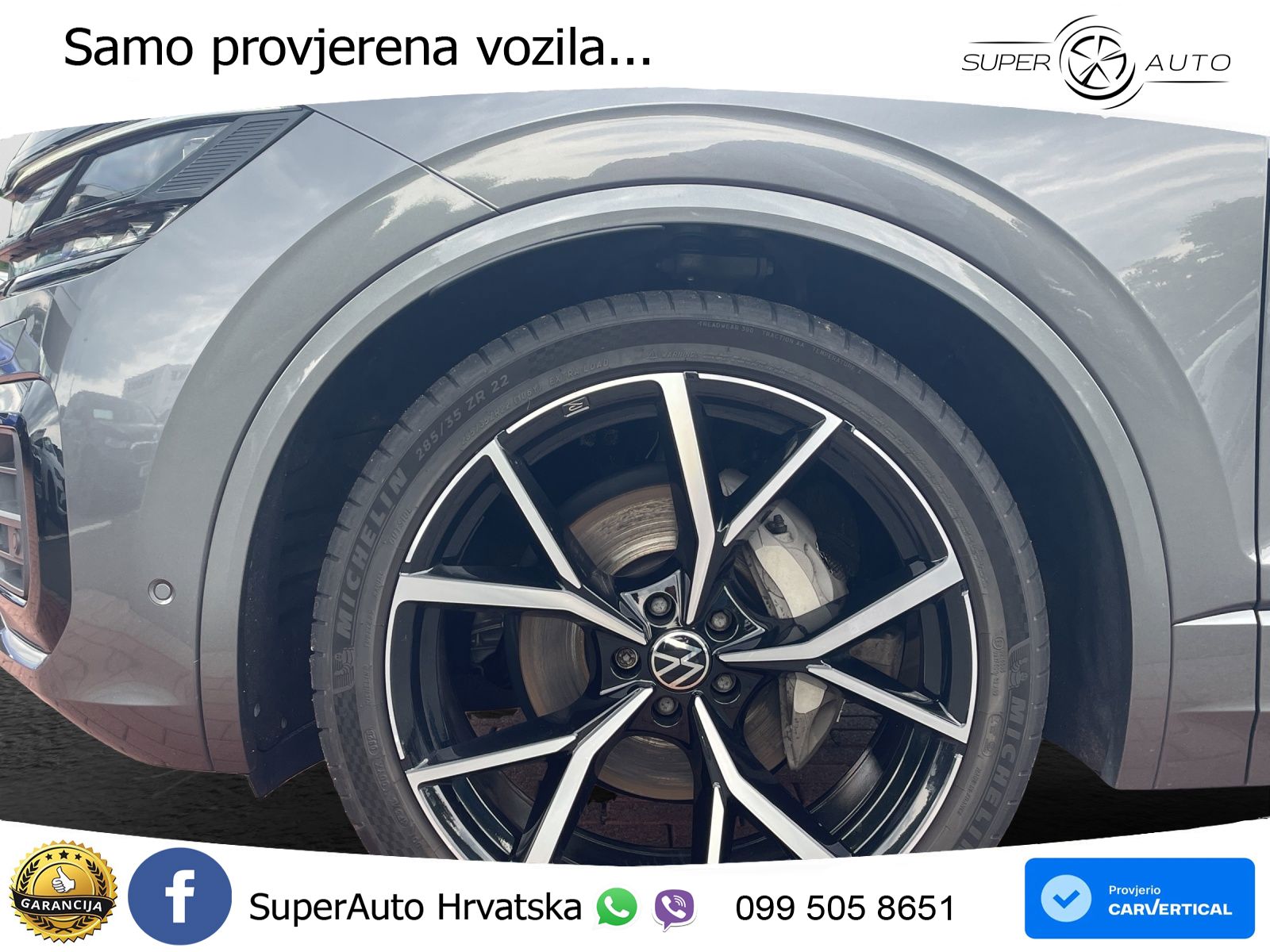 Volkswagen Touareg 3.0 V6 TDI (286 KS) 4MOTION Tiptronic R-Line ZRAČNI+ACC+GR SJED+KAM+PANO