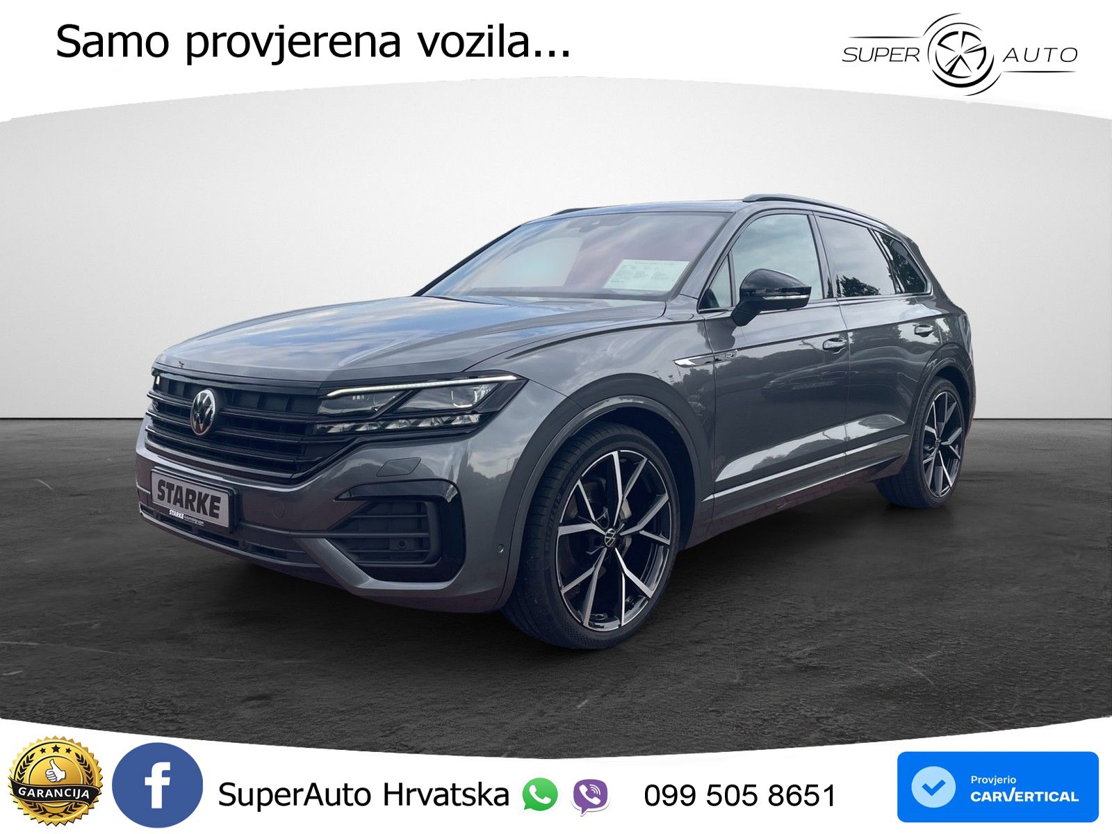 Volkswagen Touareg 3.0 V6 TDI (286 KS) 4MOTION Tiptronic R-Line ZRAČNI+ACC+GR SJED+KAM+PANO